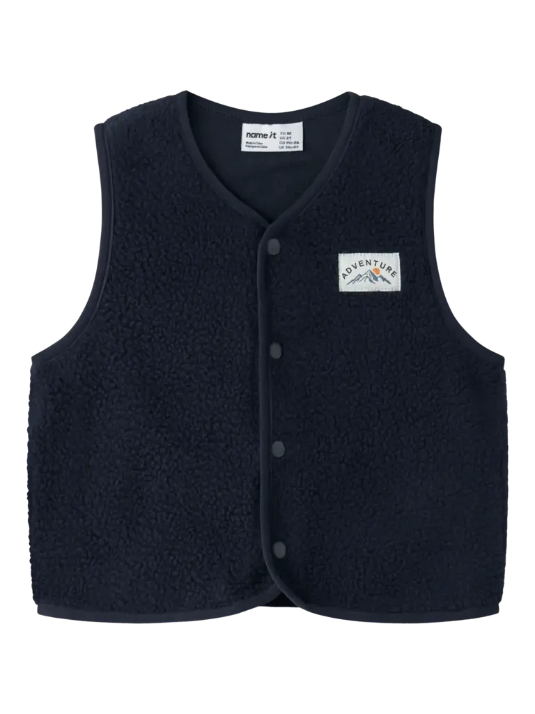 Name It Name it - Teddy gilet Navy Blazer