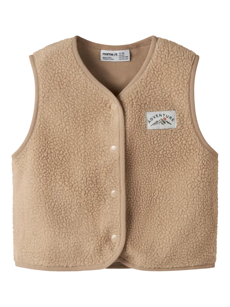 Name It Name it - Teddy gilet Sesame