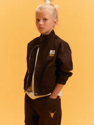 Alix the label alix mini -KIDS LEOPARD JACKET