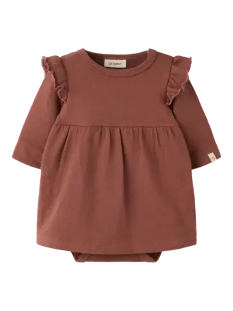 Lil' Atelier Lil atelier - Thoro LS body dress Mahogany