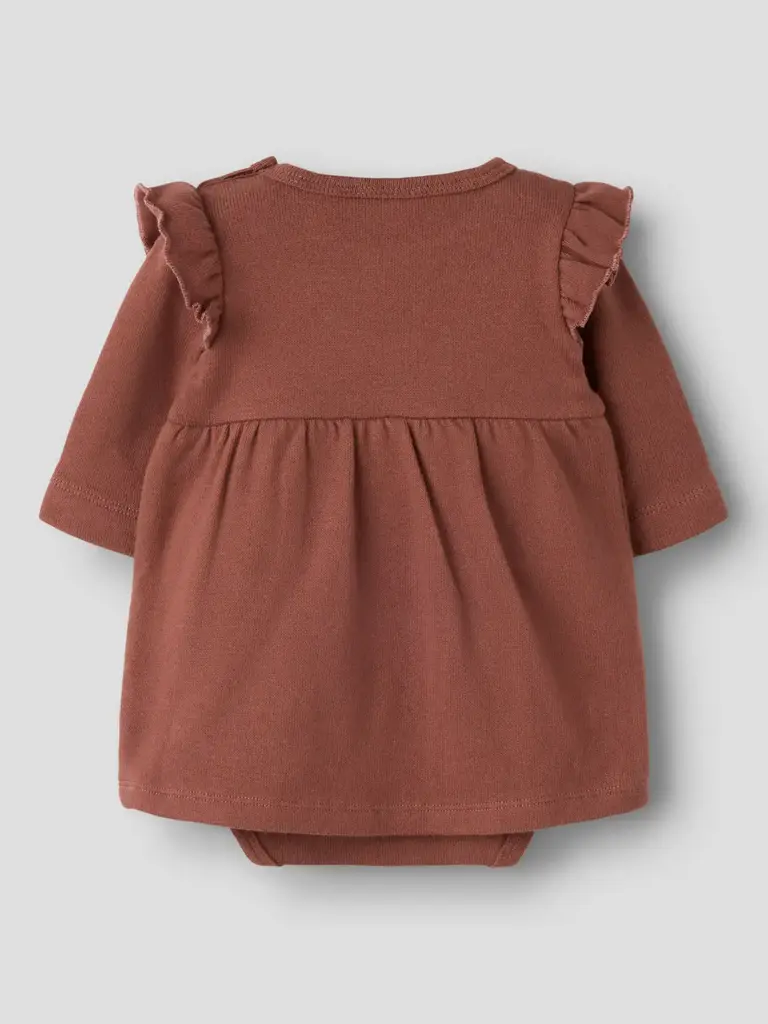 Lil' Atelier Lil atelier - Thoro LS body dress Mahogany