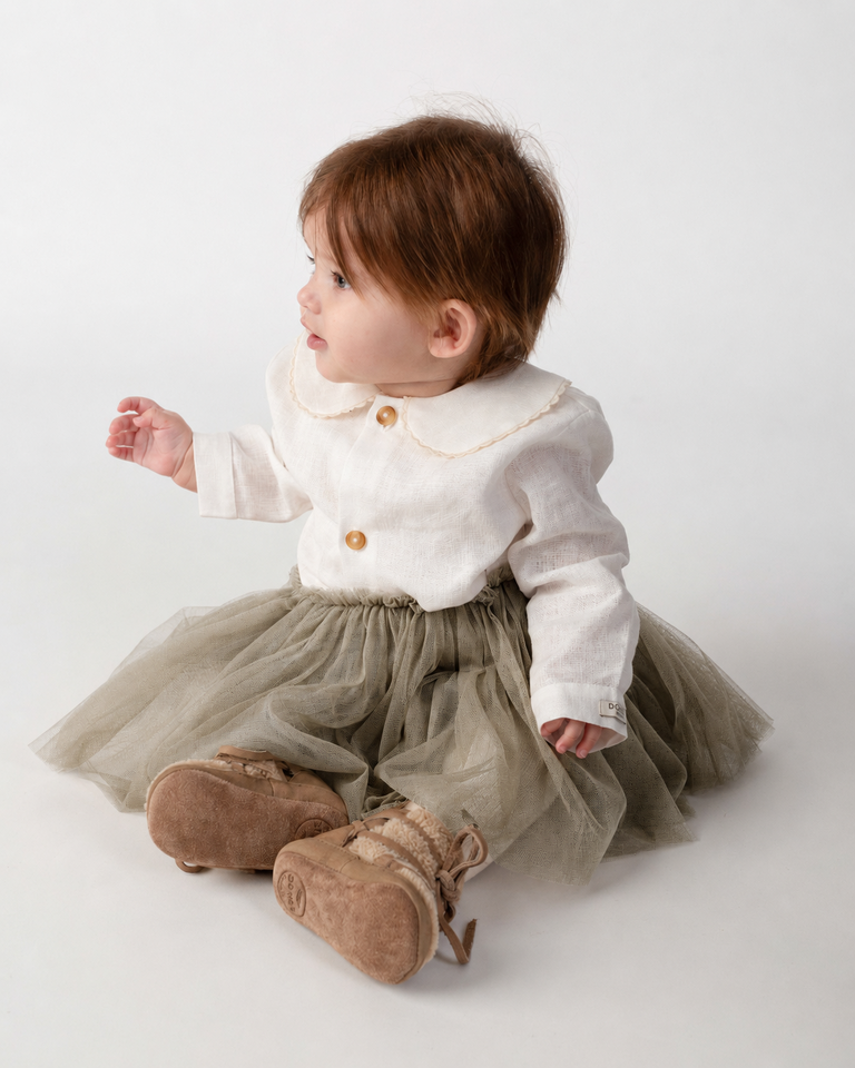 Donsje Amsterdam Donsje -Rieta Skirt taupe