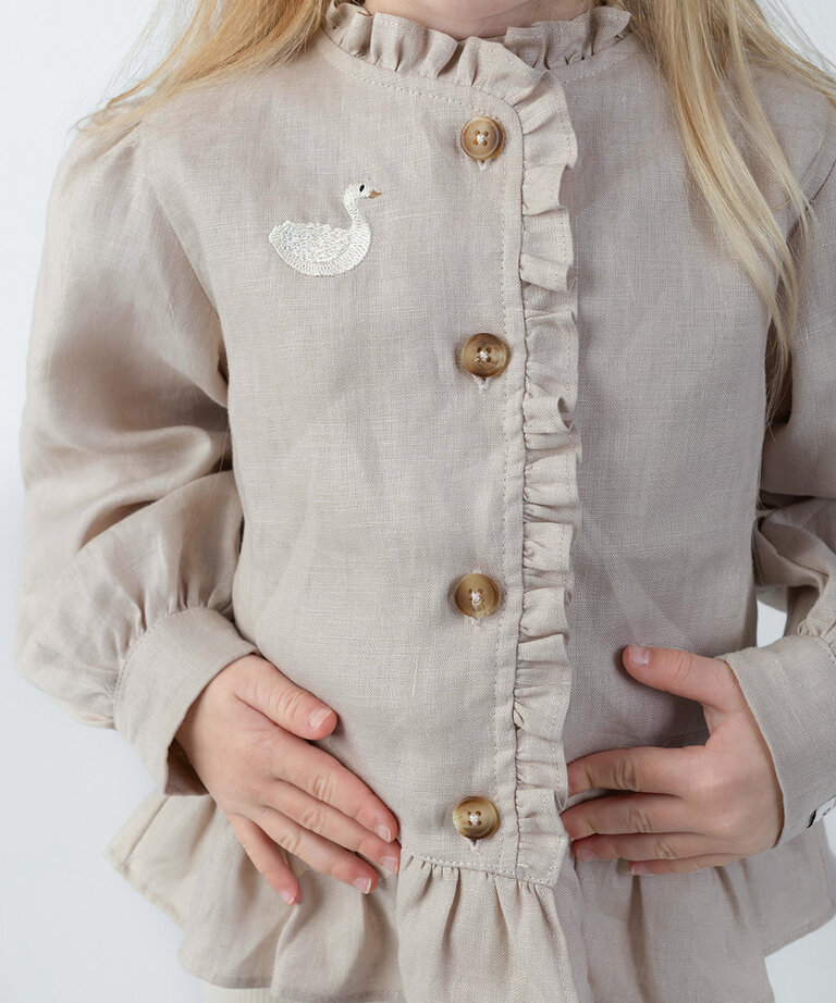 Donsje Amsterdam Donsje -Siles Blouse | Swan