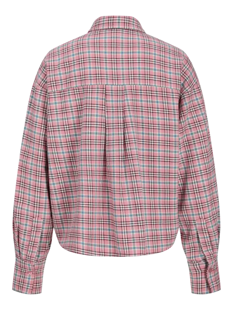 JJXX JJXX -jamie check flannel blouse orchid