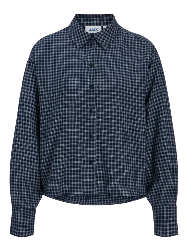 JJXX JJXX -jamie check flannel blouse sky night