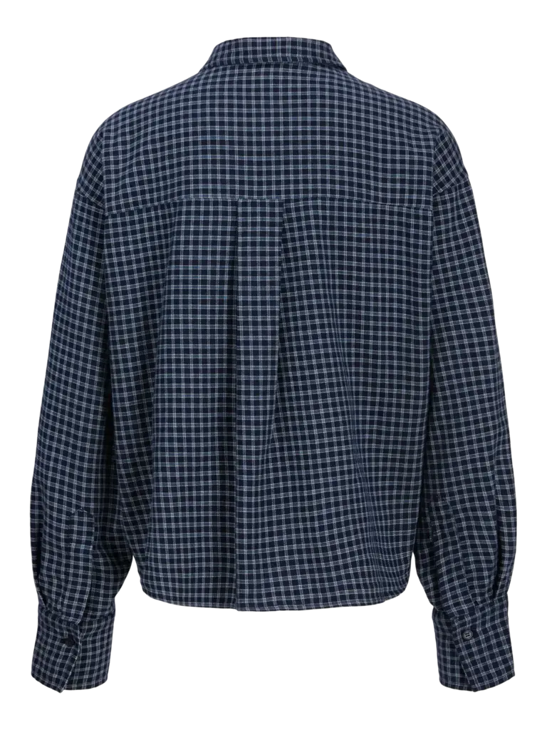 JJXX JJXX -jamie check flannel blouse sky night