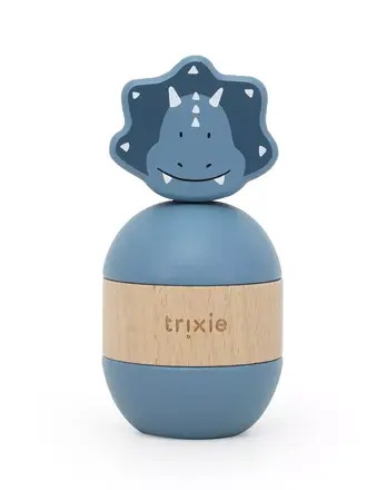 Trixie Trixie -Wooden rattle stacker - Mr. Triceratops