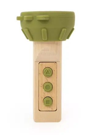 Trixie Trixie -Wooden silicone flashlight - Mr DINO