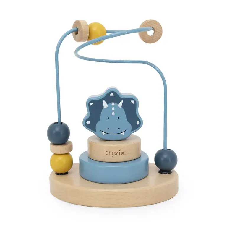 Trixie Trixie - houten kralenframe Triceratops