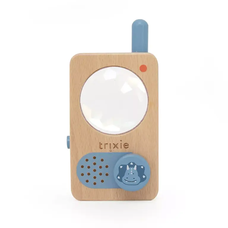 Trixie Trixie -Wooden walkie talkie - Mr. Triceratops