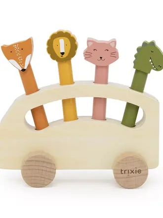 Trixie Trixie Wooden pop-up animal bus