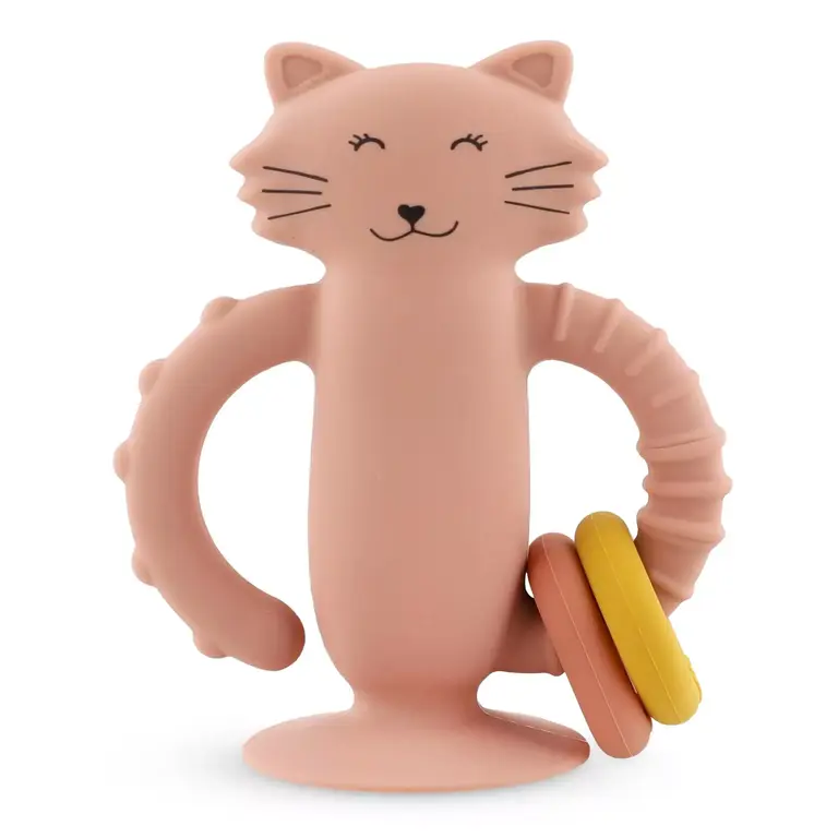 Trixie Trixie -Silicone sensory suction toy - Mrs. Cat