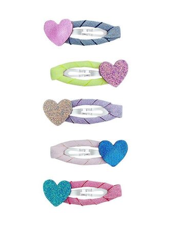 Mimi & Lula Mimi & Lula - HAPPY HEART MINI HAIR CLIPS