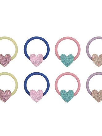 Mimi & Lula Mimi & Lula - HAPPY HEART MINI HAIR TIES