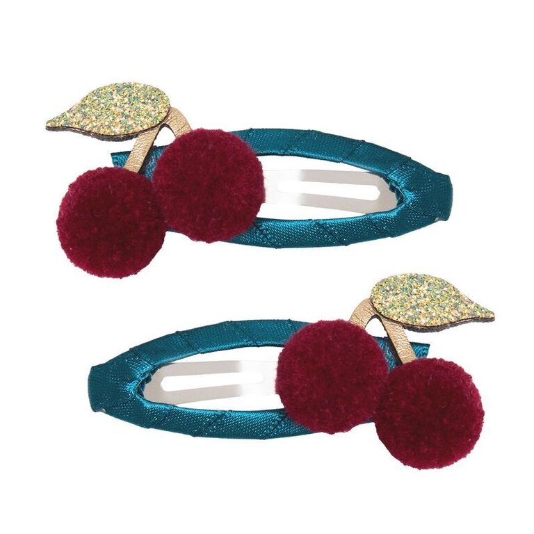 Mimi & Lula Mimi & Lula POM POM CHERRIES HAIR CLIPS
