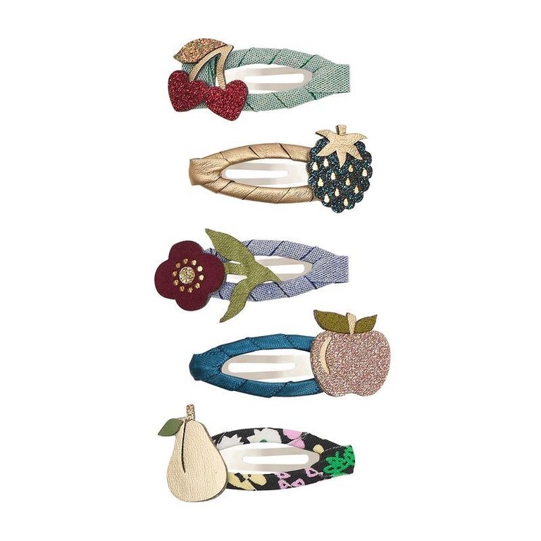 Mimi & Lula Mimi & Lula - 	 WINTER FRUITS MINI HAIR CLIPS