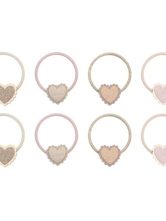 Mimi & Lula Mimi & Lula -	 SCALLOPED HEART HAIR TIES