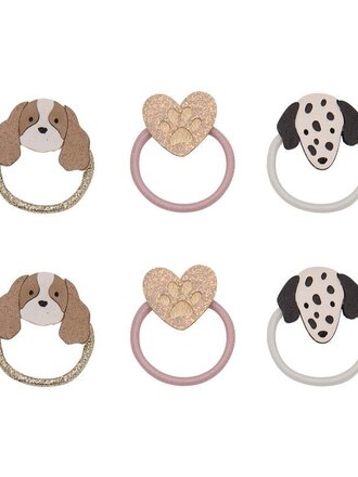 Mimi & Lula Mimi & Lula -	 PUPPY LOVE MINI HAIR TIES