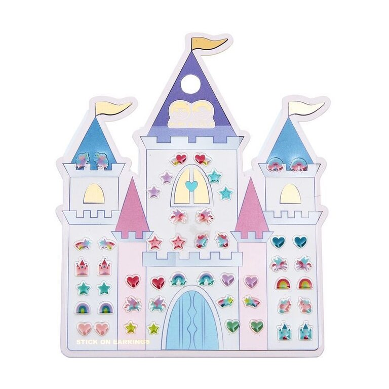 Mimi & Lula Mimi & Lula. RAINBOW CASTLE STICK ON EARRINGS
