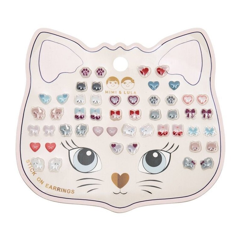 Mimi & Lula Mimi & Lula.  	 KITTYBOW STICK ON EARRINGS