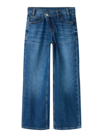 Name It Name it - Rose wide jeans Dark Blue Denim