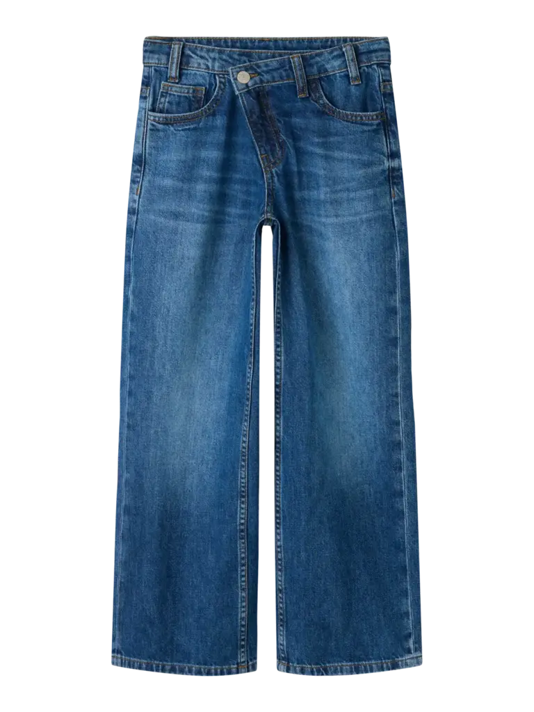 Name It Name it - Rose wide jeans Dark Blue Denim