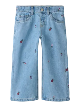 Name It Name it - Rose wide Medium Blue Denim FLOWER