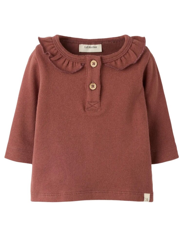 Lil' Atelier Lil atelier - Thoro slim top Mahogany