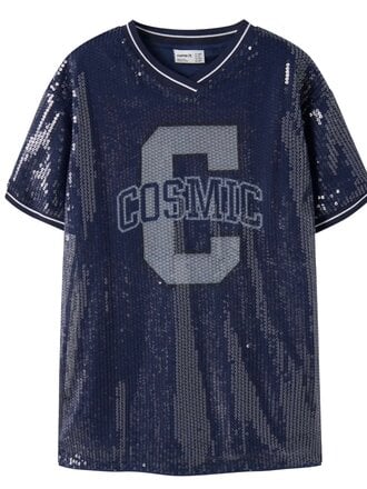 Name It Baseball glitter dress