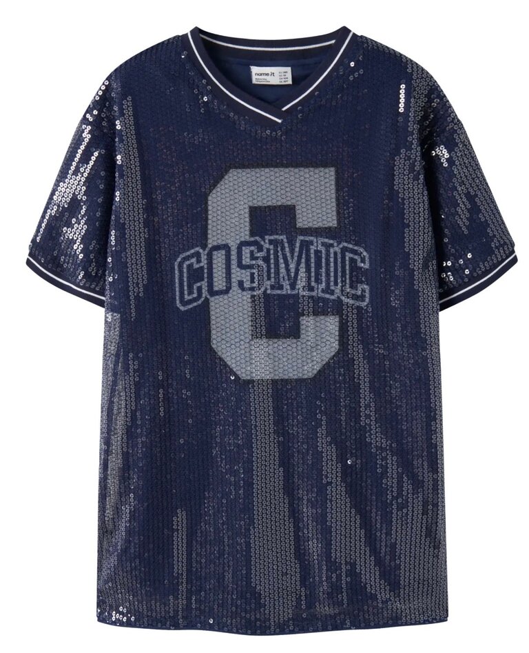 Name It Baseball glitter dress