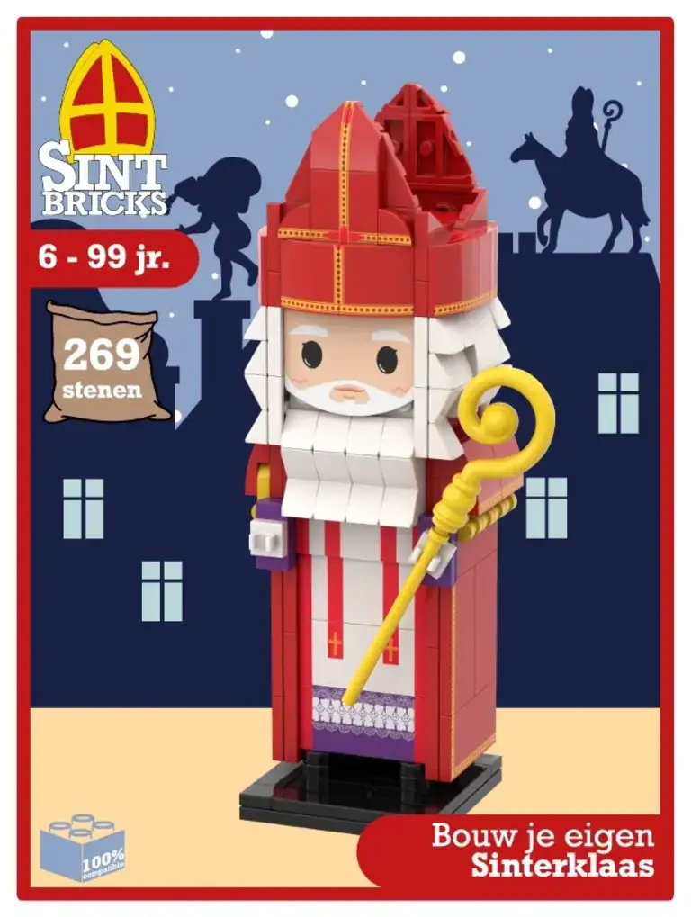 SintBricks Sint Bricks - Bouw je eigen Sinterklaas 25101