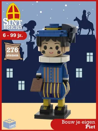 SintBricks Sint Bricks -25102 Bouw je eigen Piet
