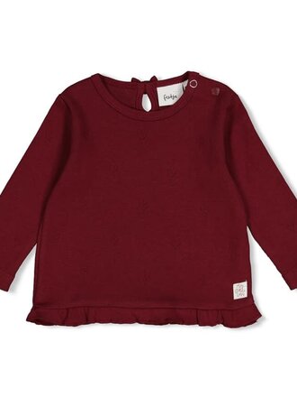 Feetje Feetje - bordeaux longsleeve