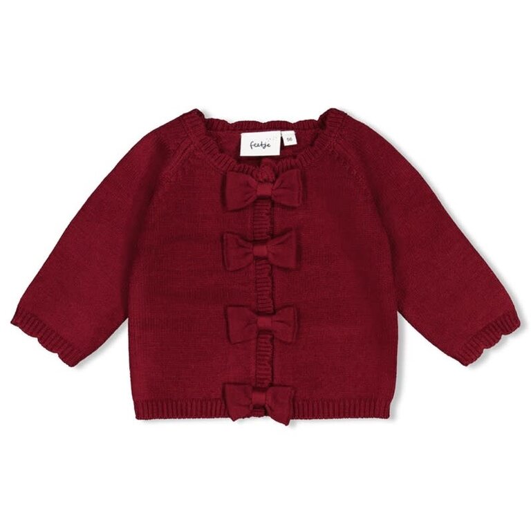Feetje Feetje - vest bordeaux