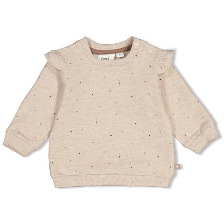 Feetje Feetje - sweat heart taupe