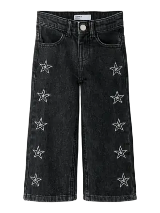 Name It Name it - Rose wide star jeans black