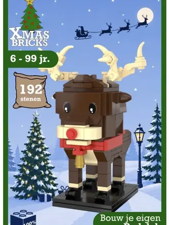 SintBricks 26604 Bouw je eigen Rudolph
