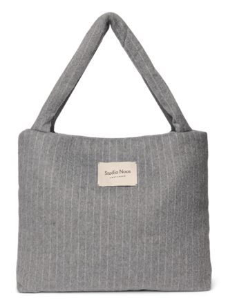 studio noos Studio Noos -Flannel Chalkstripe Mom Bag