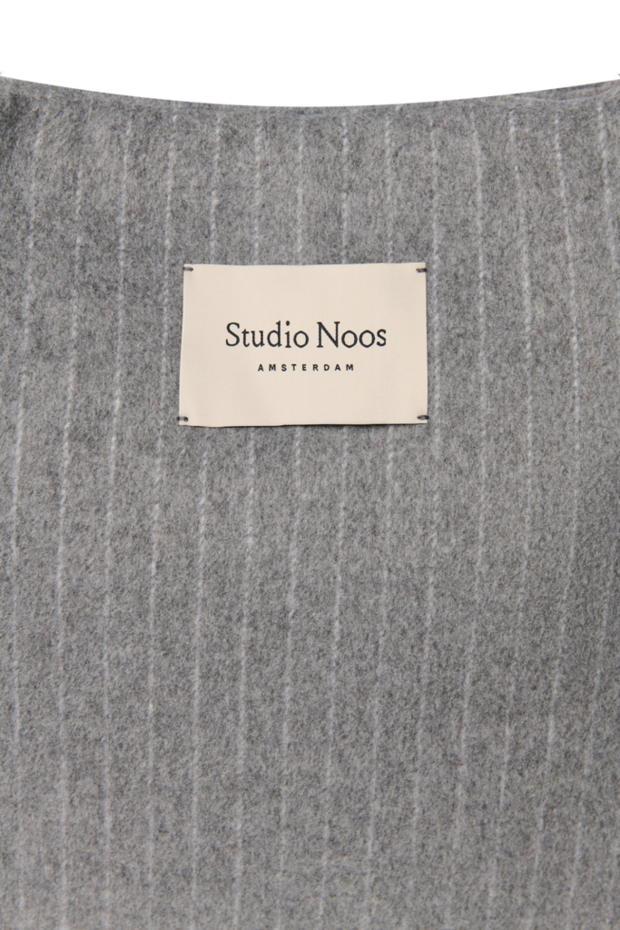 studio noos Studio Noos -Flannel Chalkstripe Mom Bag