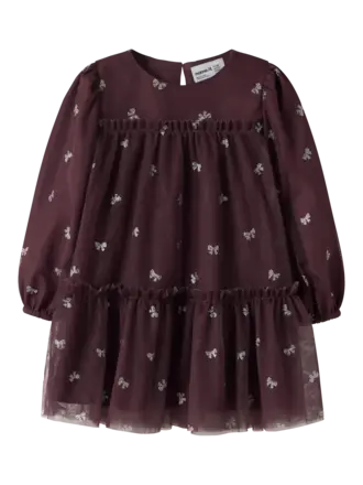 Name It Name it - Bow dress Catawba Grape