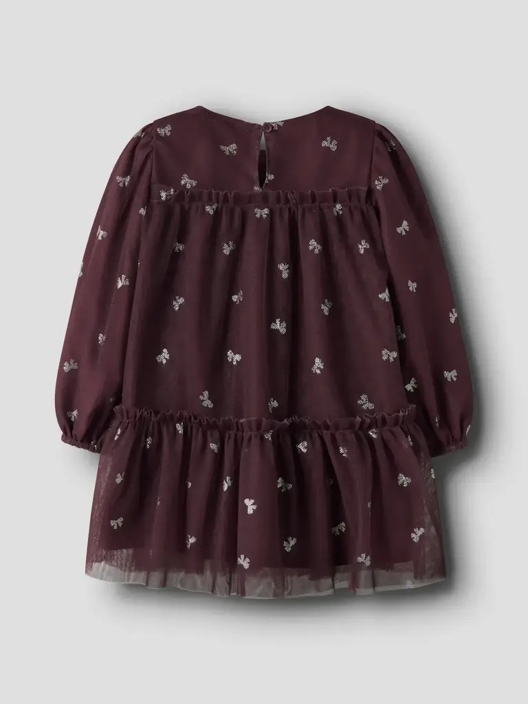 Name It Name it - Bow dress Catawba Grape
