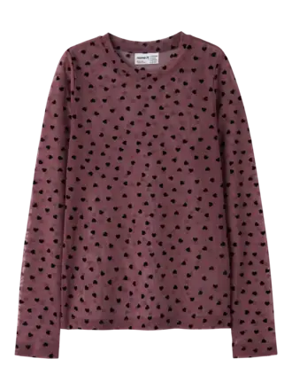 Name It Name it - mesh top heart Wild Ginger