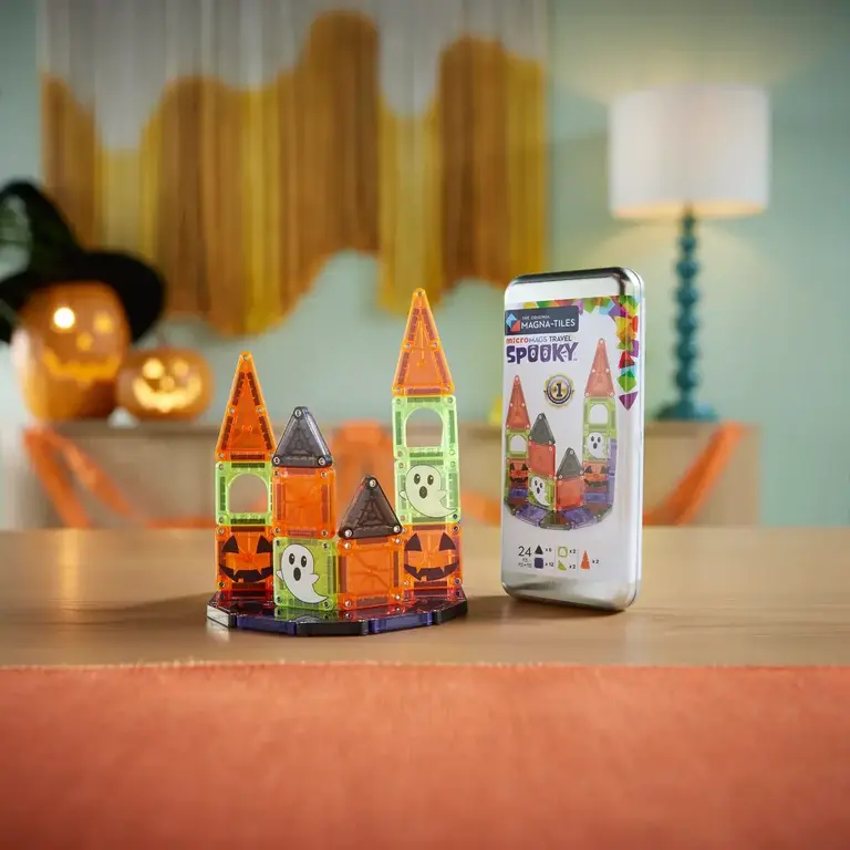 magnatiles MAGNA -MAGNA-TILES Spooky 24-Piece Travel Set