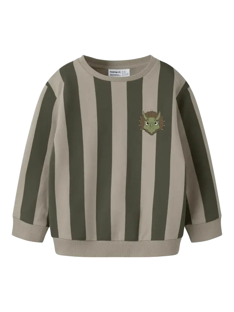 Name It Name it Sweater Dino Olive Night