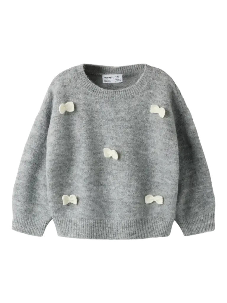 Name It Name it -  Ravi knit sweater grey