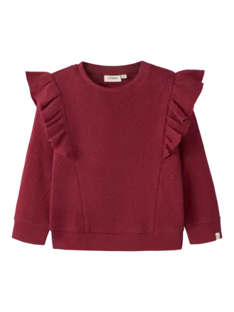 Lil' Atelier Lil atelier - Noella Loose sweat Biking red