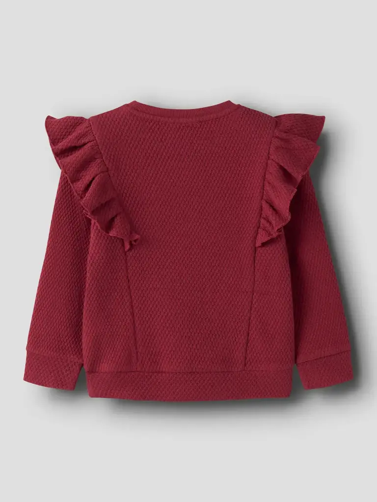 Lil' Atelier Lil atelier - Noella Loose sweat Biking red