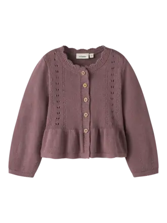 Lil' Atelier Lil atelier - Short knit vest Rose Taupe