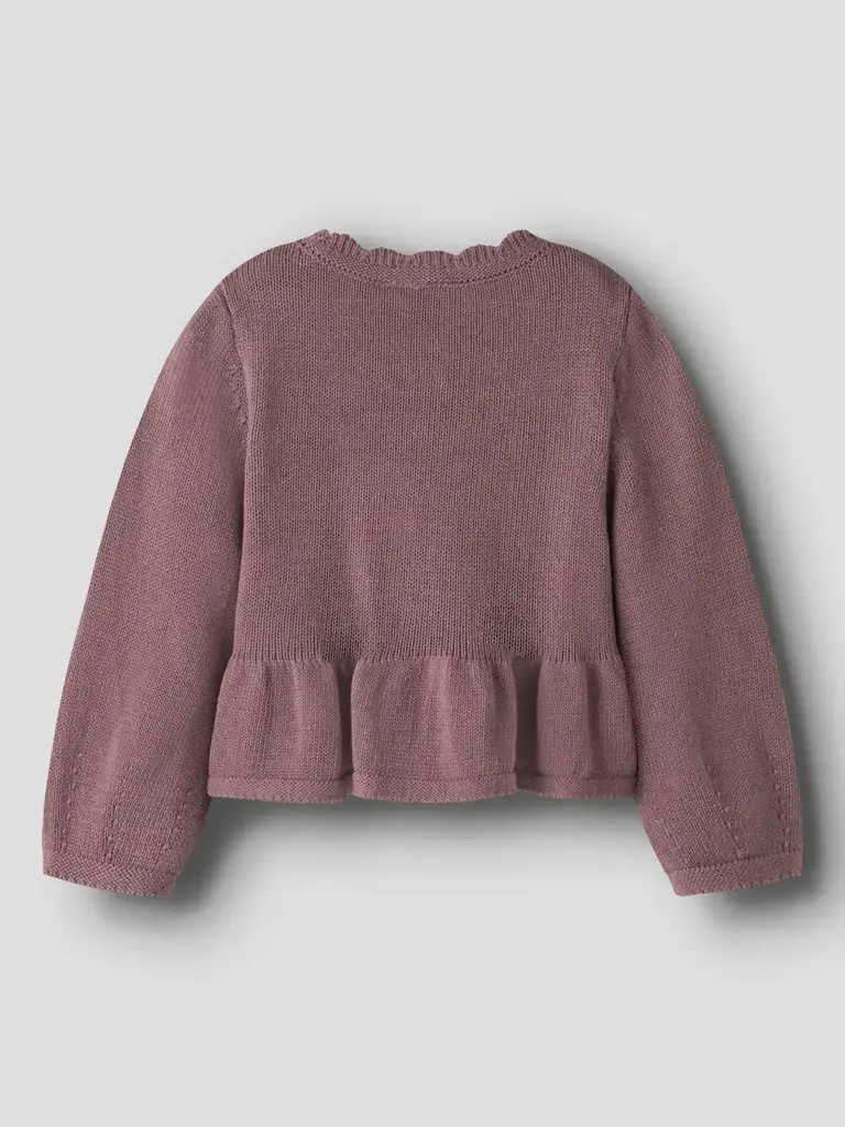 Lil' Atelier Lil atelier - Short knit vest Rose Taupe