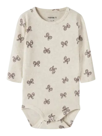 Name It Name it - Romper Bow Peyote Melange